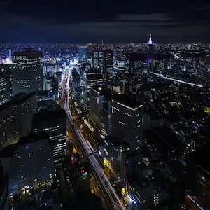 Location of Park Hyatt Tokyo